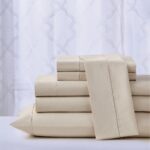 6-Piece CoolMax Ultra-Soft Sheet Set by Kathy Ireland® – Queen – Sand