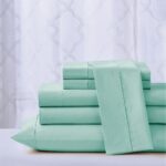 6-Piece CoolMax Ultra-Soft Sheet Set by Kathy Ireland® – King – Seafoam