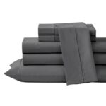 6-Piece CoolMax Ultra-Soft Sheet Set by Kathy Ireland® – Kathy Ireland Cool Max 6 Piece Ultra Soft Sheet Set, King – Sand