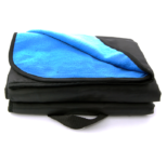 Outdoor Picnic Throw Blankets – Smoke Blue