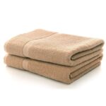 Cheer Collection 650 GSM Bath Towel (Set of 2) – Taupe