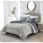 Bibb Home® 8-Piece Printed Down Alternative Comforter Set – Queen – Madison