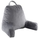 Kids’ Reading and Gaming Pillow with Armrests – Gray