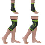 Flexible Stretch Joint Compression Sleeve Support Brace (Multi-Pack) – KNEE x2 – ANKLE x2