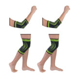 Flexible Stretch Joint Compression Sleeve Support Brace (Multi-Pack) – KNEE x2 – ELBOW x2