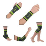 Flexible Stretch Joint Compression Sleeve Support Brace (Multi-Pack) – KNEE – ELBOW – ANKLE – PALM – WRIST