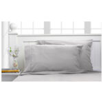 Chevron Embossed Bamboo 4-Piece Sheet Set – Queen – Silver