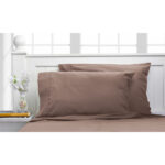 Chevron Embossed Bamboo 4-Piece Sheet Set – Queen – Taupe