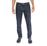 Men’s Slim Fit 5-Pocket Stretch Denim Jeans – Dark Blue Wash – 30 W x 32 L