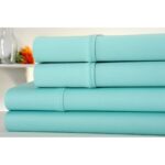1,000TC Egyptian Cotton Sheet Set by Luxury Home™ – King – Aqua