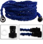 Deluxe 25- to 100-Foot Expandable Hose – Expandable 100′ hose – Blue
