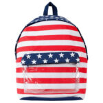 Lightweight Patriotic American Flag Laptop Backpack