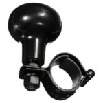 Zone Tech Black Steering Wheel Spinner Knob