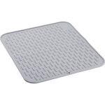 Cheer Collection® Silicone Medium Dish Drying Mat for Kitchen Counters
