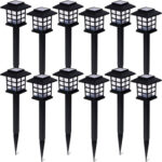 Zone Tech® Outdoor Bright Solar-Powered Light (12-Pack)