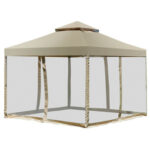 10′ x 10′ 2-Tier Outdoor Fully-Enclosed Gazebo