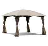 Netted 11.5-Foot Patio Gazebo