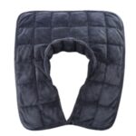 Kathy Ireland Weighted Calming Neck Wrap  – Charcoal Grey
