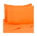 Bright Deep Pocket Hypoallergenic 4-Piece Sheet Set – Twin/Twin XL – Bright Orange