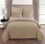 Donna Sharp® Seville 3-Piece Cotton Comforter Set – King Sand