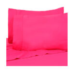 Bright Deep Pocket Hypoallergenic 4-Piece Sheet Set – King – Hot Pink