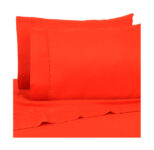 Bright Deep Pocket Hypoallergenic 4-Piece Sheet Set – King – Bright Red
