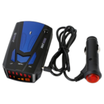 360° Radar Detector with LED Display and Voice Alert