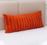 Faux Fur 18″ x 40″ Decorative Throw Pillow – Rust