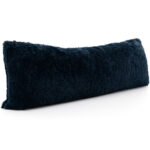 Ultra Cozy 20″ x 54″ Faux Fur Body Pillow – Navy