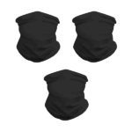 Neck Gaiter Wrap (3-Pack) – Black