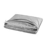 Bibb Home 12-Pound Weighted Blanket with Reversible Cover – Silver – 12 lbs