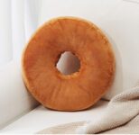 Super Soft Round Microplush Pillow – Brown
