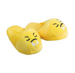 Emojeez Soft Plush Emoji Character House Slippers with Anti-Slip Sole – Face with Look of Triumph Emoji
