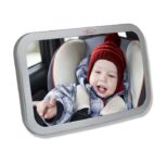 CarCoo® Back Seat Convex Baby Car Mirror – Gray
