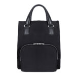 Sofia 3-In-1 Nylon Convertible Backpack Tote Bag – Black