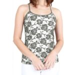 Women’s Seamless Lace Stretch Adjustable Camisole Top – Sagestone