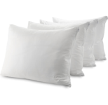Zippered Waterproof Bed Bug/Dust Mite Pillow Cover (2- or 4-Pack) – 4-Pack Fabric Pillow Covers
