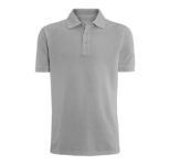 Men’s Classic-Fit Cotton Polo Shirt – Grey – X-Large