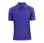 Men’s Classic-Fit Cotton Polo Shirt – Royal Blue – X-Large