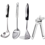 4-Piece Stainless Steel Cooking Utensils Set