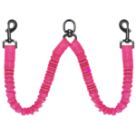 Dual Bungee Pet Leash Add-On – Dual Bungee Leash Add-On Pink
