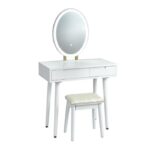 Touch Screen 3-Lighting Mode Vanity Set – White