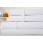 1,000TC Egyptian Cotton Sheet Set by Luxury Home™ – Twin – White