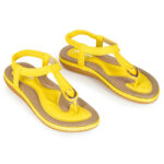 Women’s Classic Bohemian Comfort Sandals – Yellow – 11