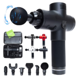Handheld 20-Speed Deep Tissue Percussion Massager Gun – Black