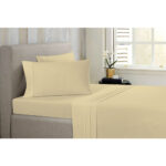 Bibb Home® Antimicrobial Bamboo Sheet Set – Queen – Khaki