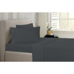 Bibb Home® Antimicrobial Bamboo Sheet Set – King – Grey