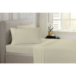 Bibb Home® Antimicrobial Bamboo Sheet Set – King – Ivory