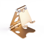Universal Folding Adjustable Cell Phone/Tablet Stand – Medium – Gold