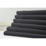 Kathy Ireland™ 1,500TC Bamboo Cotton 6-Piece Sheet Set – Full – Charcoal Grey